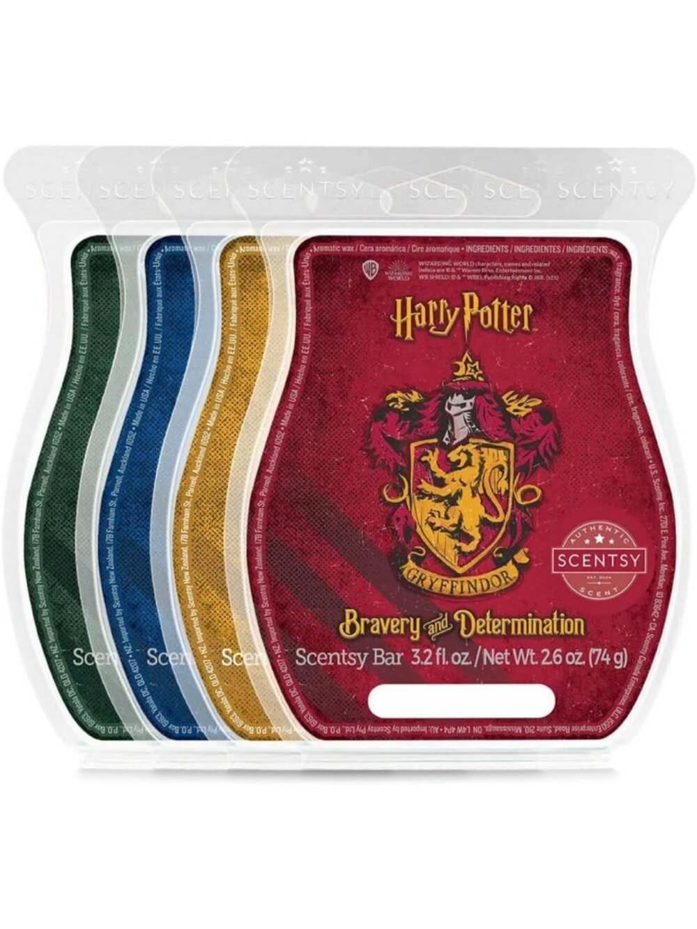 Harry Potter-Inspired Wax Melts Set - 4 Scented Paraffin Cubes for Home